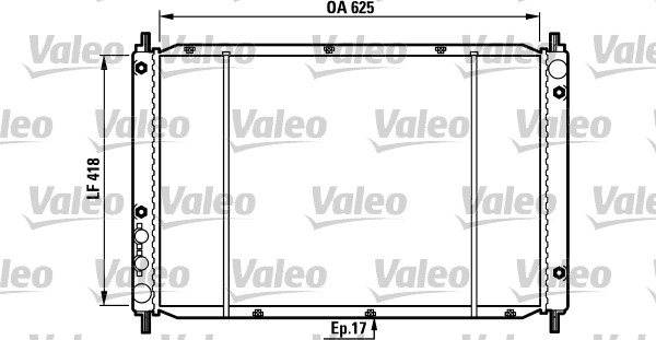 Radiateur Valeo 730970