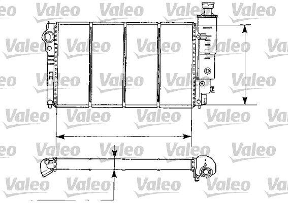 Radiateur Valeo 730974