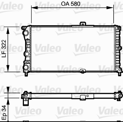 Radiateur Valeo 730980