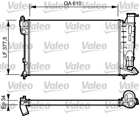 Radiateur Valeo 730983