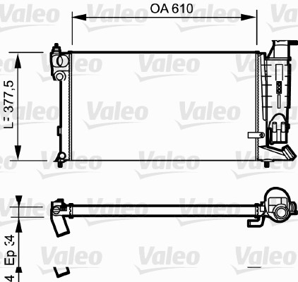 Radiateur Valeo 730984