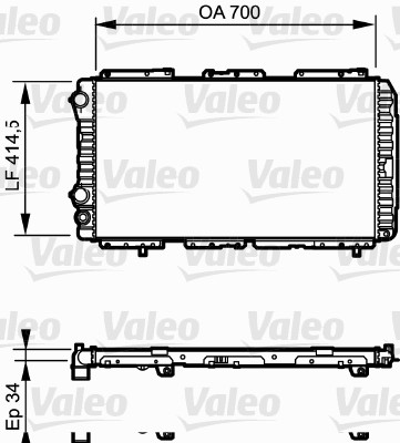 Radiateur Valeo 730995