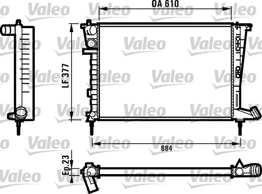 Radiateur Valeo 731012