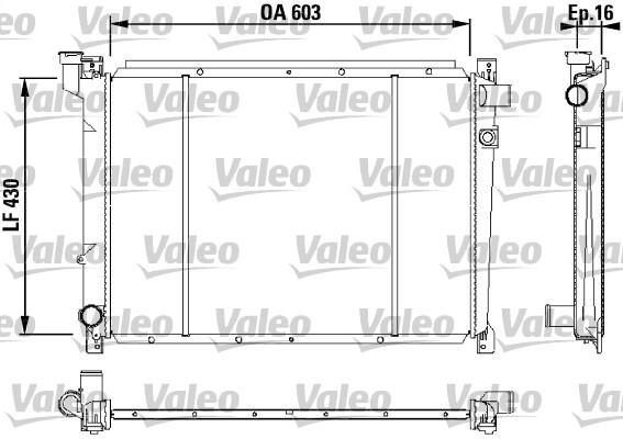 Radiateur Valeo 731087