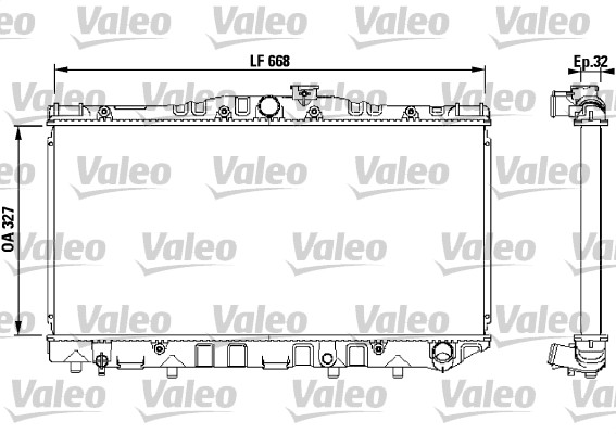 Radiateur Valeo 731095