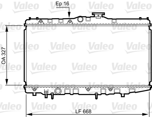 Radiateur Valeo 731105
