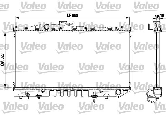 Radiateur Valeo 731114