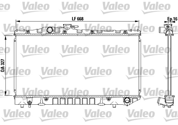 Radiateur Valeo 731115