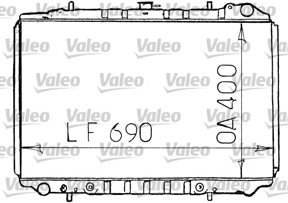 Radiateur Valeo 731134