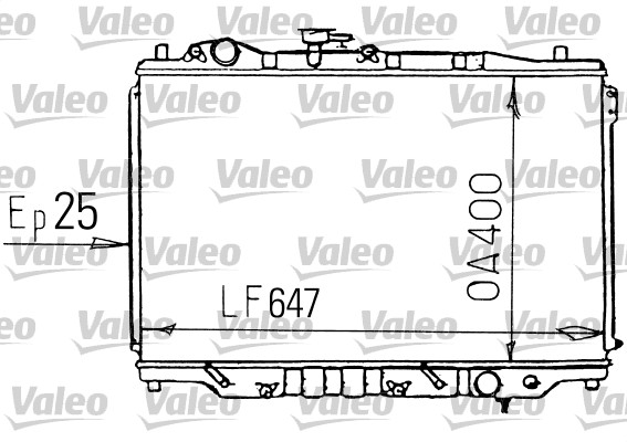 Radiateur Valeo 731139