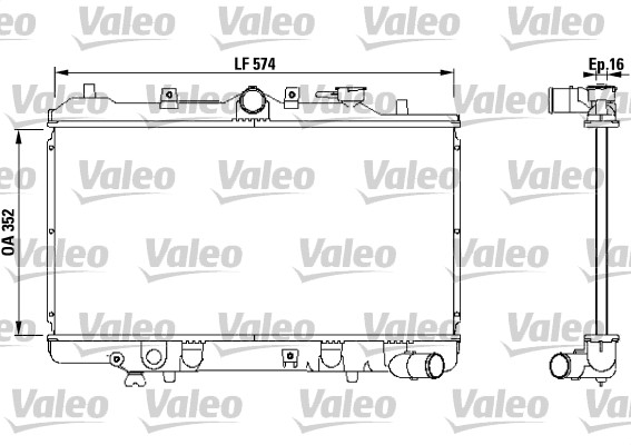 Radiateur Valeo 731142