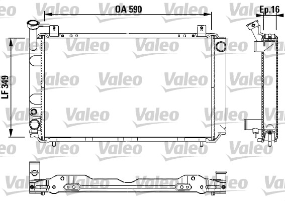 Radiateur Valeo 731147