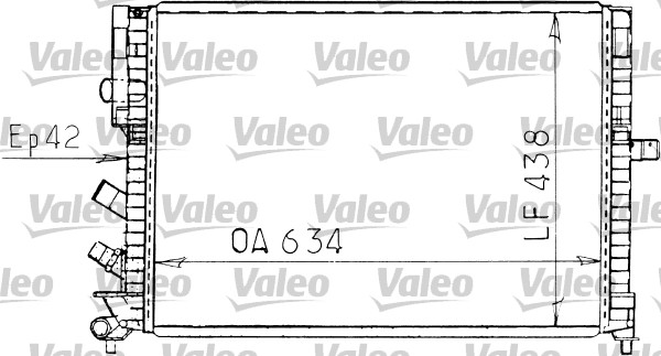 Radiateur Valeo 731162