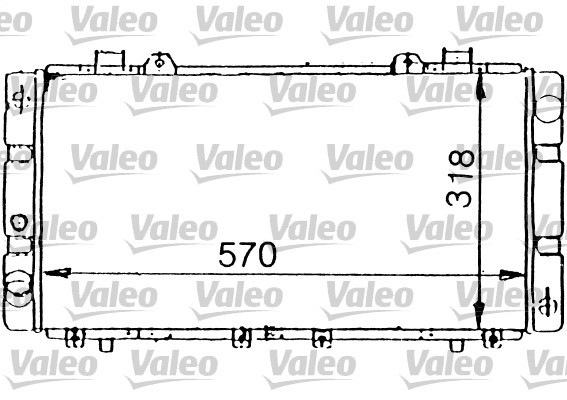 Radiateur Valeo 731199