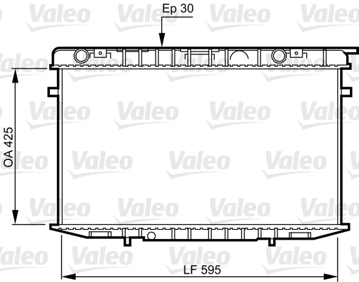 Radiateur Valeo 731236