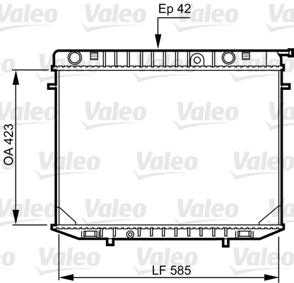 Radiateur Valeo 731237