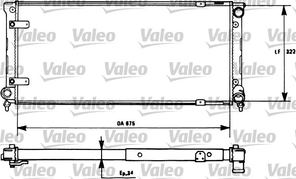 Radiateur Valeo 731271