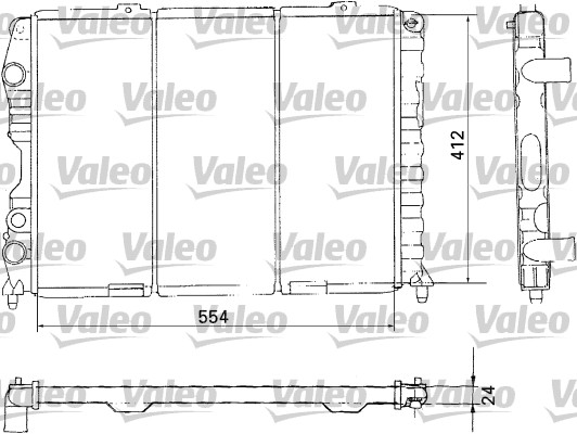 Radiateur Valeo 731283