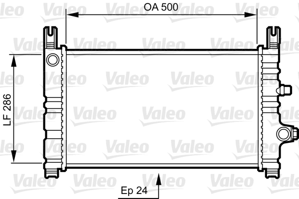 Radiateur Valeo 731299