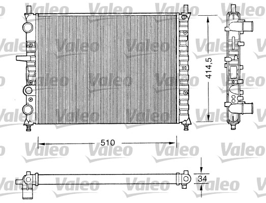 Radiateur Valeo 731303