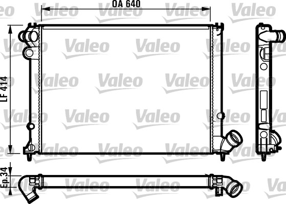 Radiateur Valeo 731382