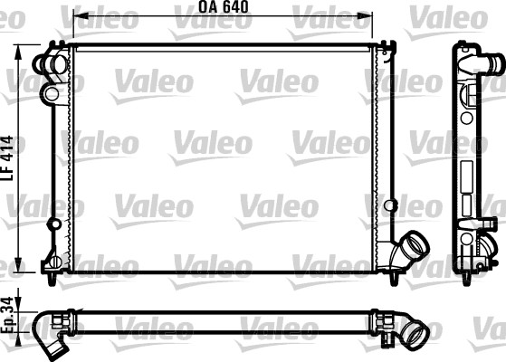 Radiateur Valeo 731384