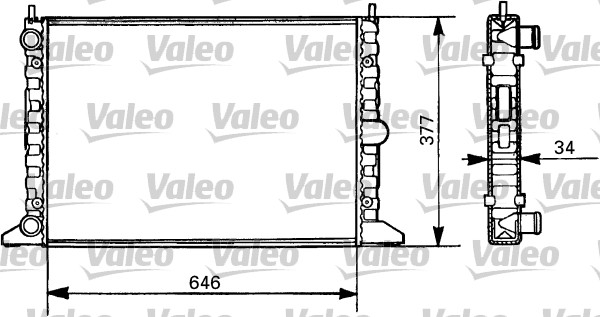 Radiateur Valeo 731385