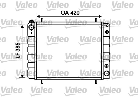 Radiateur Valeo 731406