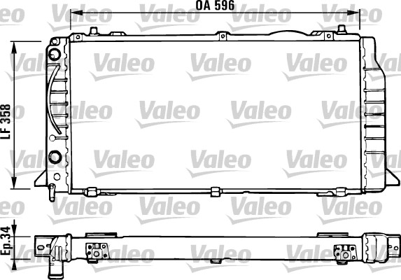 Radiateur Valeo 731422