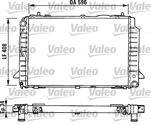 Radiateur Valeo 731429