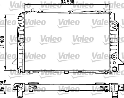 Radiateur Valeo 731430