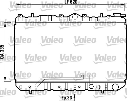 Radiateur Valeo 731454