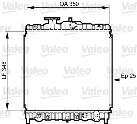 Radiateur Valeo 731459