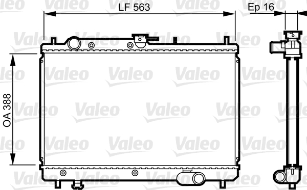 Radiateur Valeo 731461