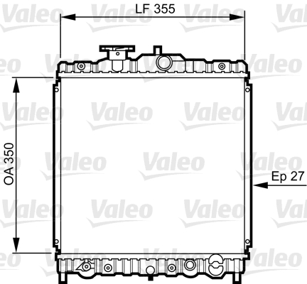 Radiateur Valeo 731469