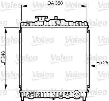 Radiateur Valeo 731474