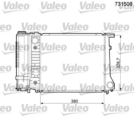 Radiateur Valeo 731508