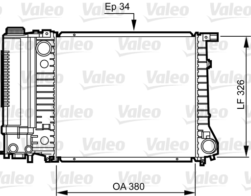 Radiateur Valeo 731509