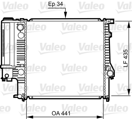 Radiateur Valeo 731512