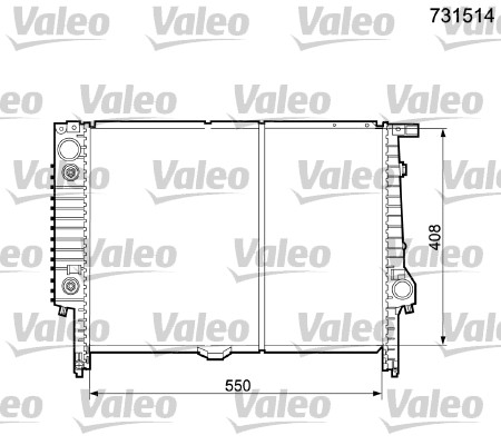 Radiateur Valeo 731514