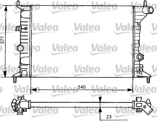 Radiateur Valeo 731525