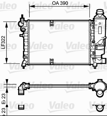 Radiateur Valeo 731528