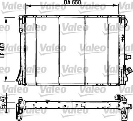 Radiateur Valeo 731529