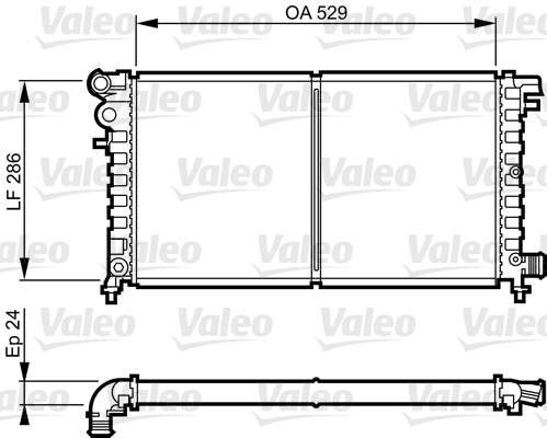 Radiateur Valeo 731530