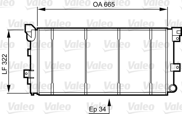 Radiateur Valeo 731531