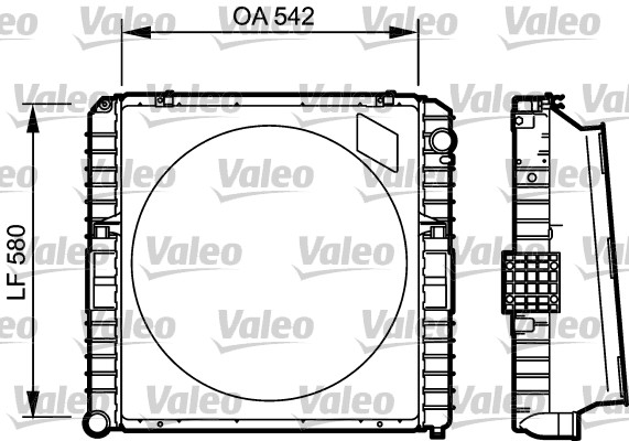 Radiateur Valeo 731535