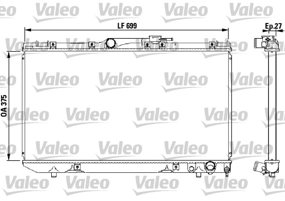 Radiateur Valeo 731569
