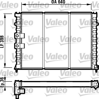 Radiateur Valeo 731586