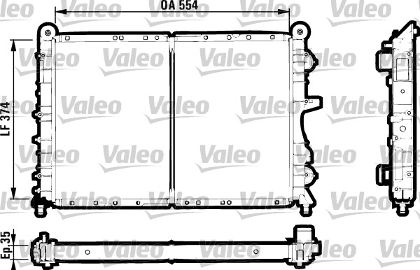 Radiateur Valeo 731589