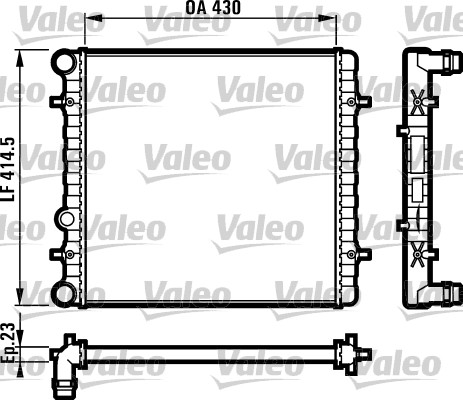 Radiateur Valeo 731607